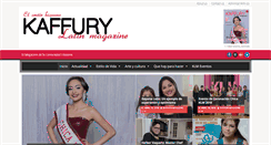 Desktop Screenshot of kaffurymagazine.com