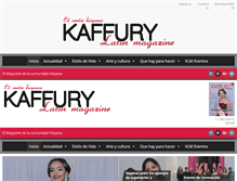 Tablet Screenshot of kaffurymagazine.com